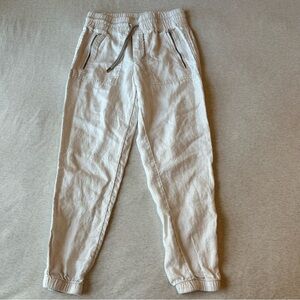 Athleta beige linen Pants